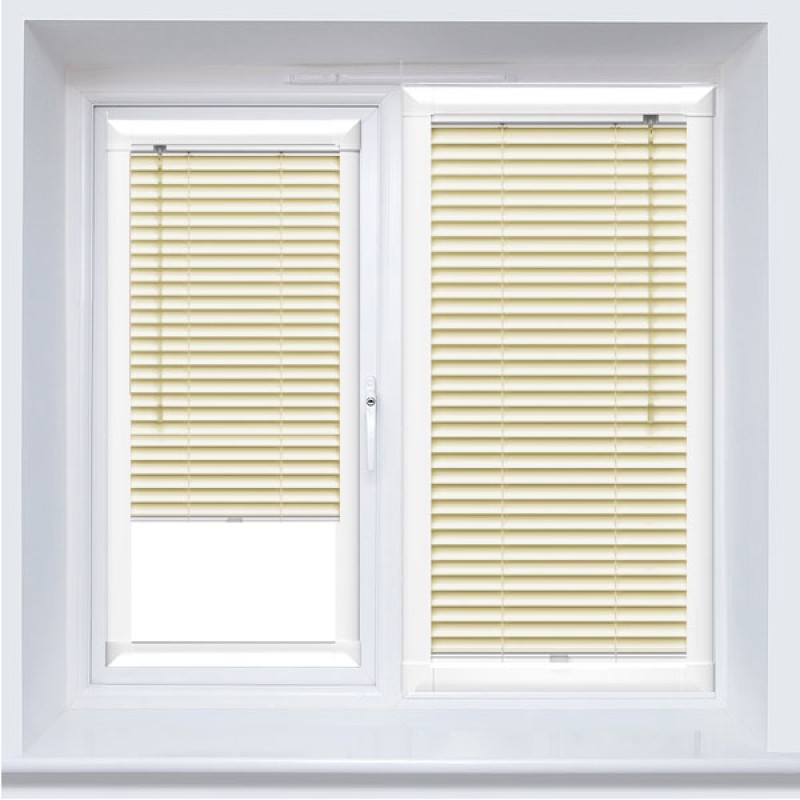 Aluminium Venetian Perfect Fit Blind - Cream