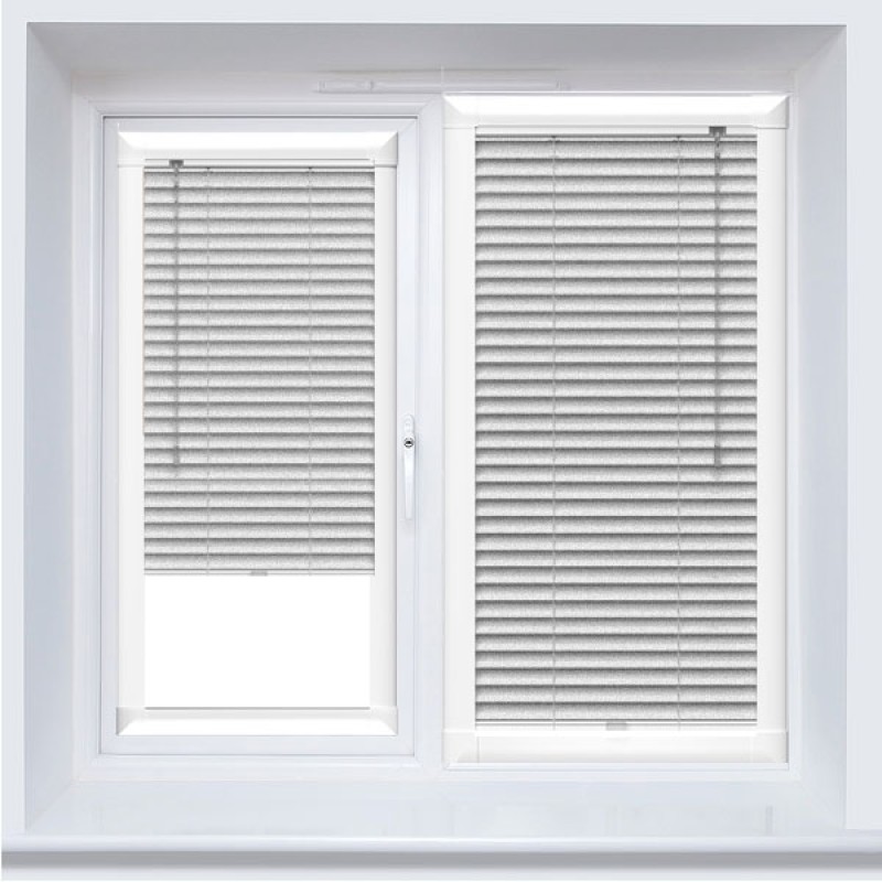 Aluminium Venetian Perfect Fit Blind - Frosted Silver