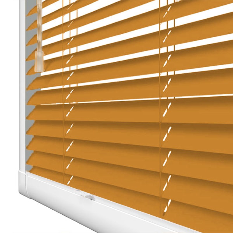 Aluminium Venetian Perfect Fit Blind - Indian Yellow