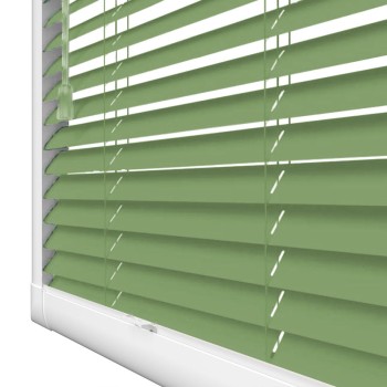 Aluminium Venetian Perfect Fit Blind - Pistachio