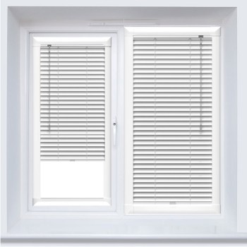 Aluminium Venetian Perfect Fit Blind - Oyster White