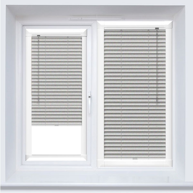 Aluminium Venetian Perfect Fit Blind - Satin Silver