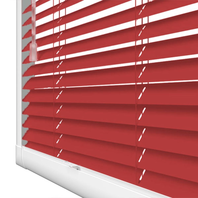 Aluminium Venetian Perfect Fit Blind - Scarlet