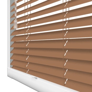 Aluminium Venetian Perfect Fit Blind - Soft Brown