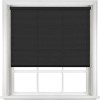 Core Light Filtering Roller Blind – Plain Black