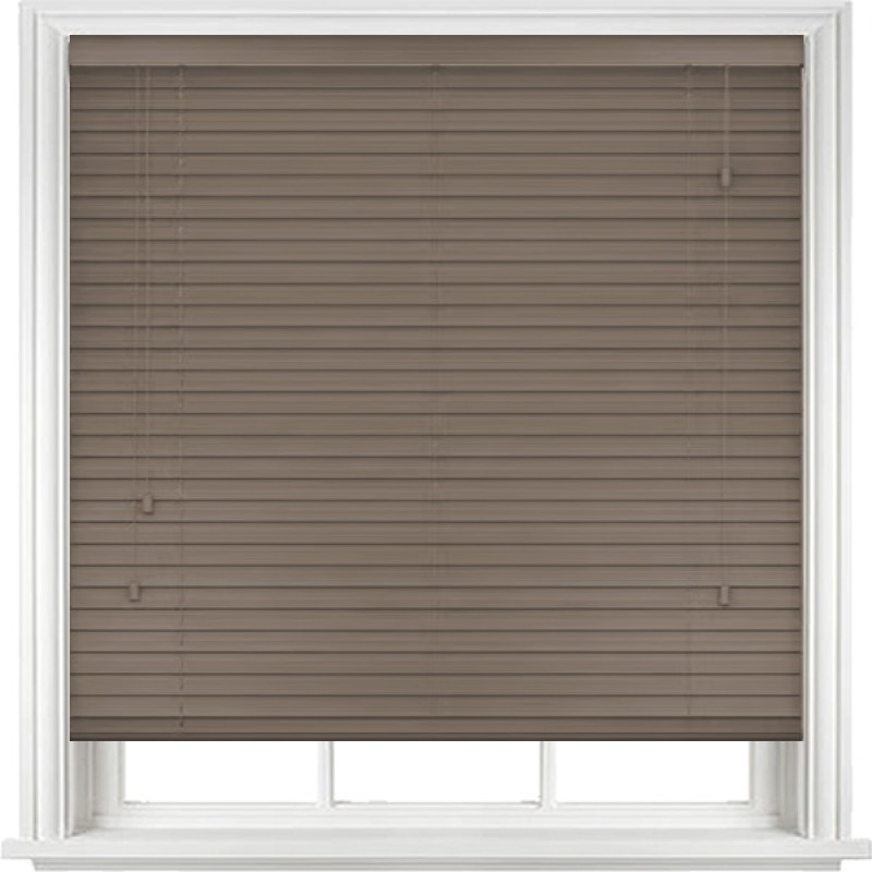 Expressions Faux Wood Venetian Blind 50mm Slat - Flint