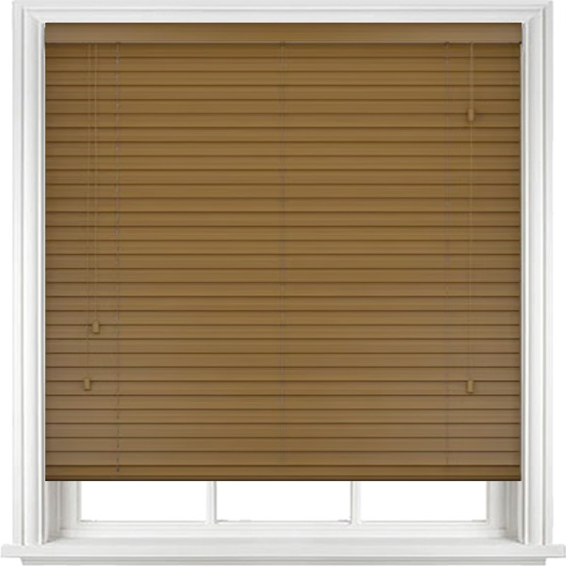 Expressions Faux Wood Venetian Blind 50mm Slat - Medium Oak