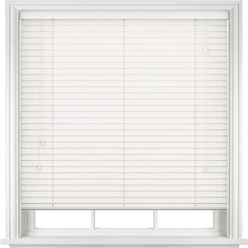 Expressions Faux Wood Venetian Blind 50mm Slat - Snow