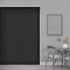 Atlas 89mm PVC Blackout Vertical Blind – Black