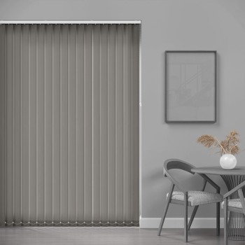 Atlas 89mm PVC Blackout Vertical Blind – Dove