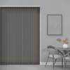 Atlas 89mm PVC Blackout Vertical Blind – Steel