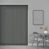 Atlas 89mm PVC Blackout Vertical Blind – Stone