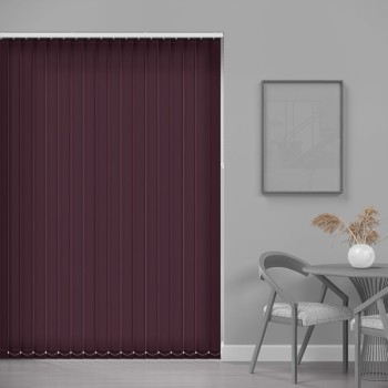 Core 89mm Blackout Vertical Blind – Amaranth