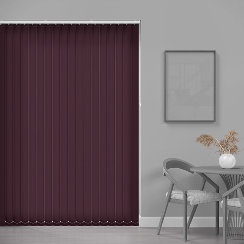 Core 89mm Blackout Vertical Blind – Amaranth