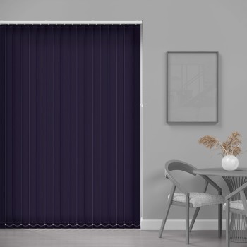 Core 89mm Blackout Vertical Blind – Blue Night