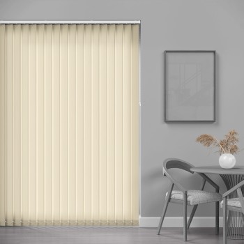 Core 89mm Blackout Vertical Blind – Gardenia