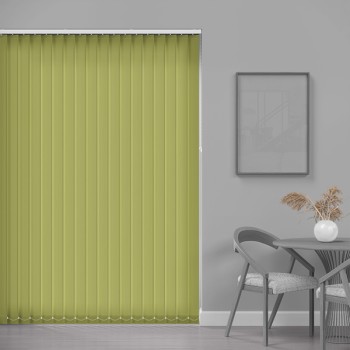Core 89mm Blackout Vertical Blind – Leaf Green