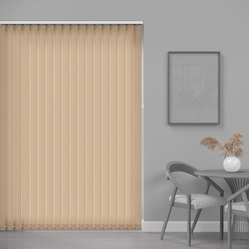 Core 89mm Blackout Vertical Blind – Peach