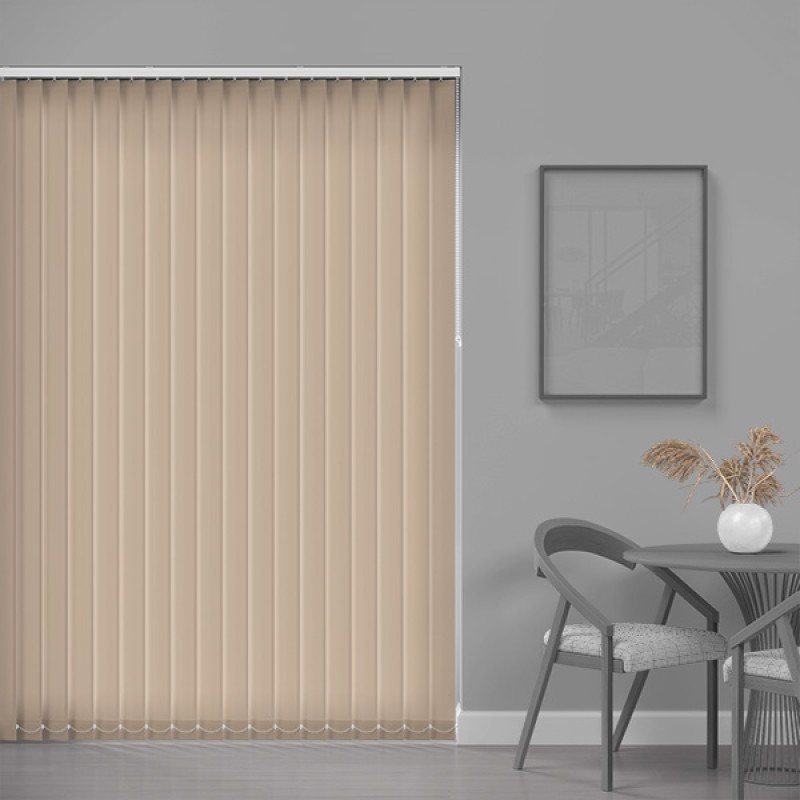 Core 89mm Blackout Vertical Blind – Pebble