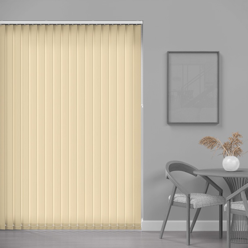 Core 89mm Blackout Vertical Blind – Vanilla