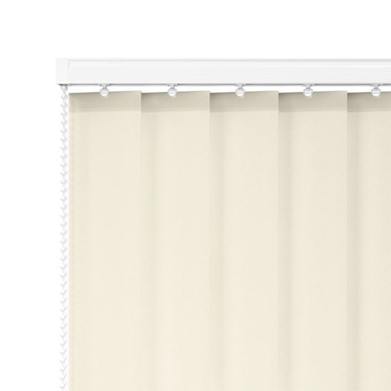 Core 89mm Light Filtering Vertical Blind – Blanc