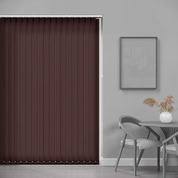 Core 89mm Light Filtering Vertical Blind – Cappuccino