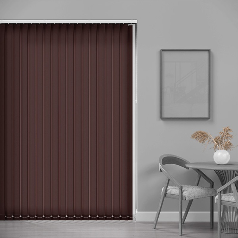 Core 89mm Light Filtering Vertical Blind – Cappuccino