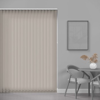 Core 89mm Light Filtering Vertical Blind – Metal