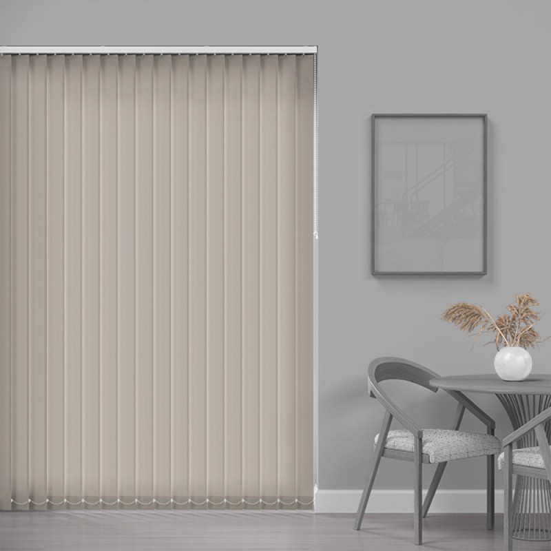 Core 89mm Light Filtering Vertical Blind – Metal