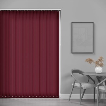 Core 89mm Light Filtering Vertical Blind – Pepper