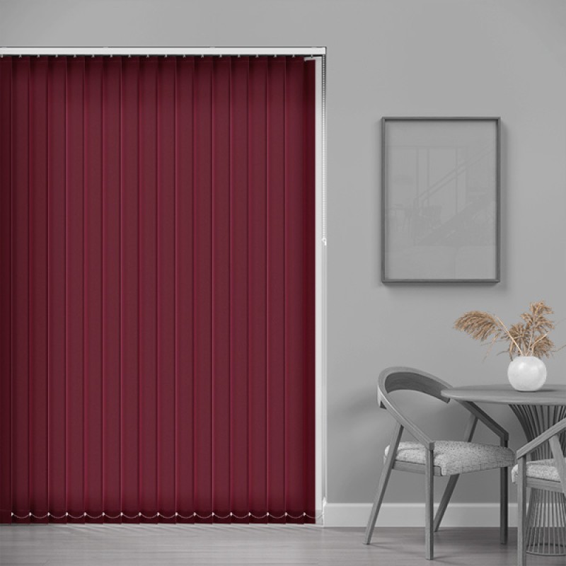 Core 89mm Light Filtering Vertical Blind – Pepper