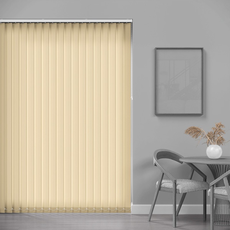 Core 89mm Light Filtering Vertical Blind – Vanilla