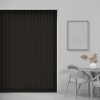 Prime 89mm Light Filtering Vertical Blind – Black