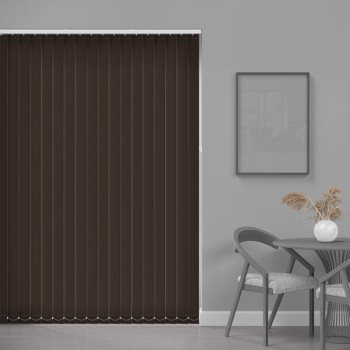 Prime 89mm Blackout Vertical Blind – Charcoal