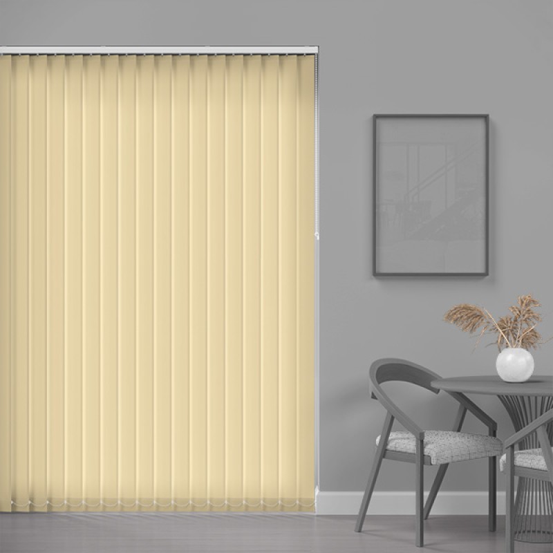 Prime 89mm Blackout Vertical Blind – Cream