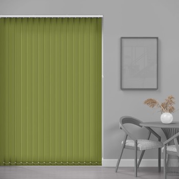 Prime 89mm Blackout Vertical Blind – Green
