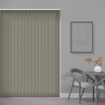 Prime 89mm Blackout Vertical Blind – Mid Grey
