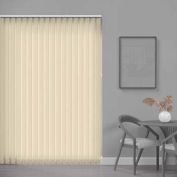 Prime 89mm Blackout Vertical Blind – Off White