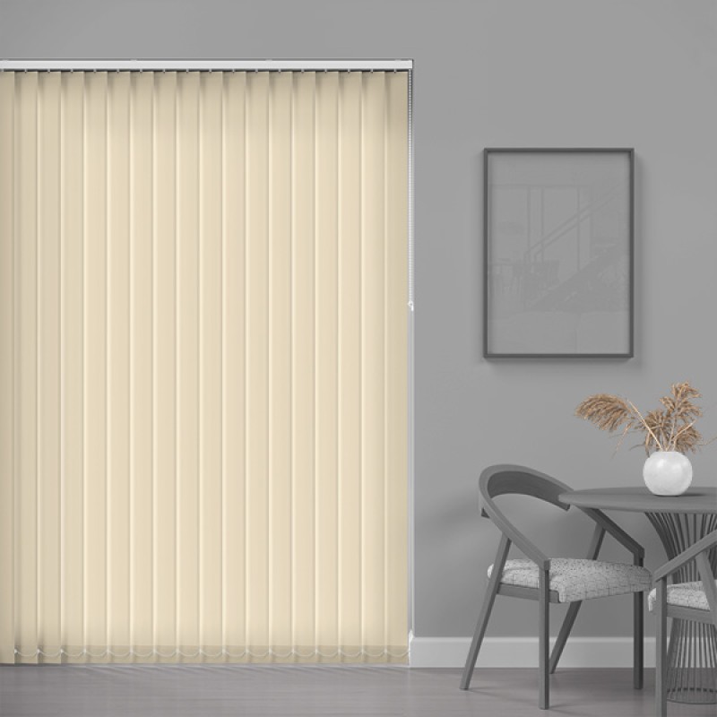 Prime 89mm Blackout Vertical Blind – Off White