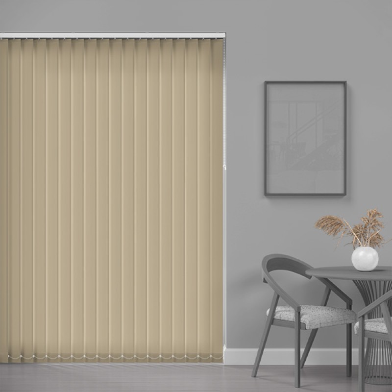 Prime 89mm Blackout Vertical Blind – Oyster