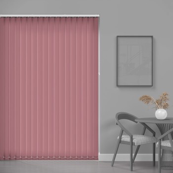 Prime 89mm Blackout Vertical Blind – Rose
