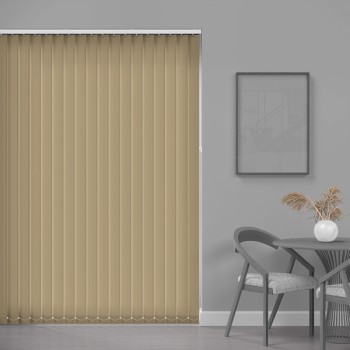 Prime 89mm Blackout Vertical Blind – Sand
