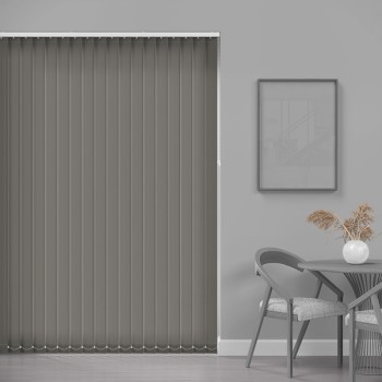 Prime 89mm Light Filtering Vertical Blind – Dark Grey