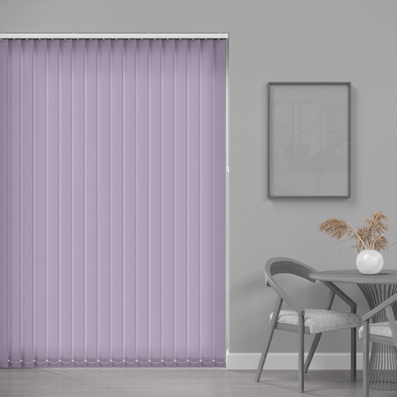 Prime 89mm Light Filtering Vertical Blind – Lilac