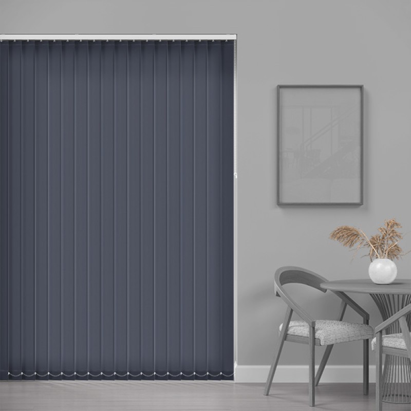 Prime 89mm Light Filtering Vertical Blind – Navy