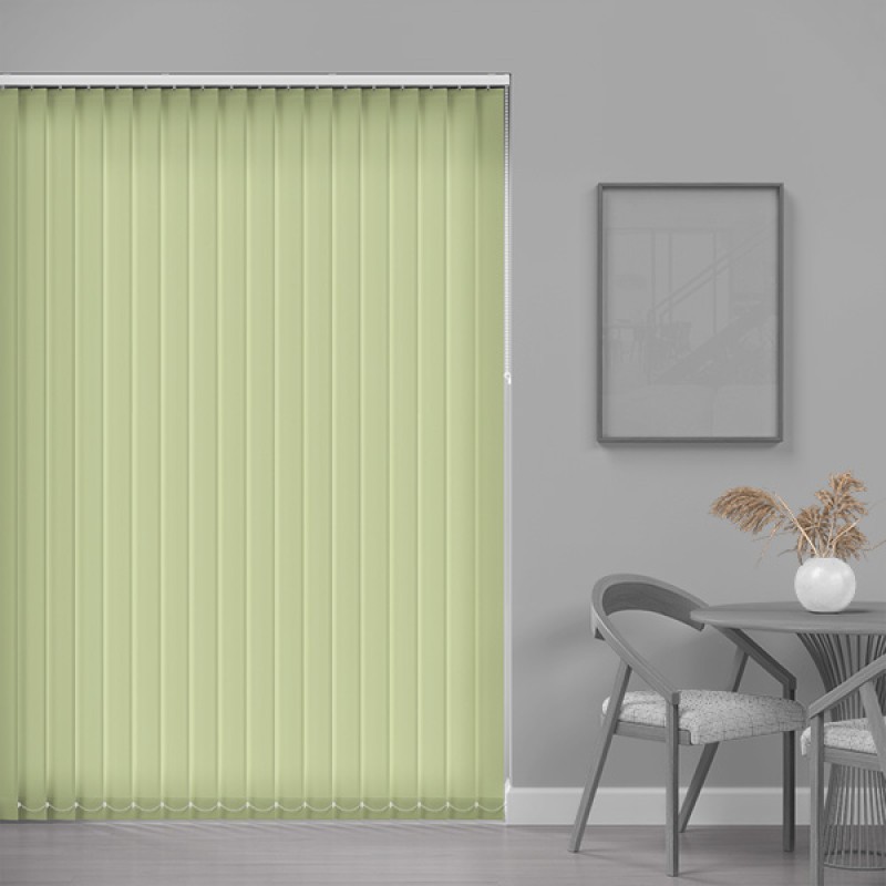 Prime 89mm Light Filtering Vertical Blind – Pear