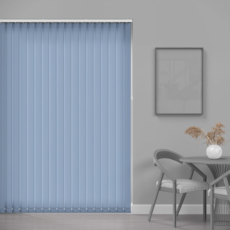 Prime 89mm Light Filtering Vertical Blind – Sky