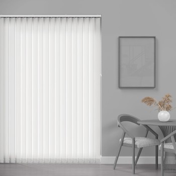 Prime 89mm Blackout Vertical Blind – White
