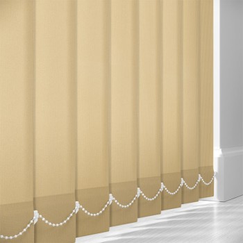 Atlas 89mm PVC Blackout Vertical Blind Slats – Beige