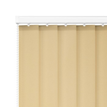 Atlas 89mm PVC Blackout Vertical Blind – Beige